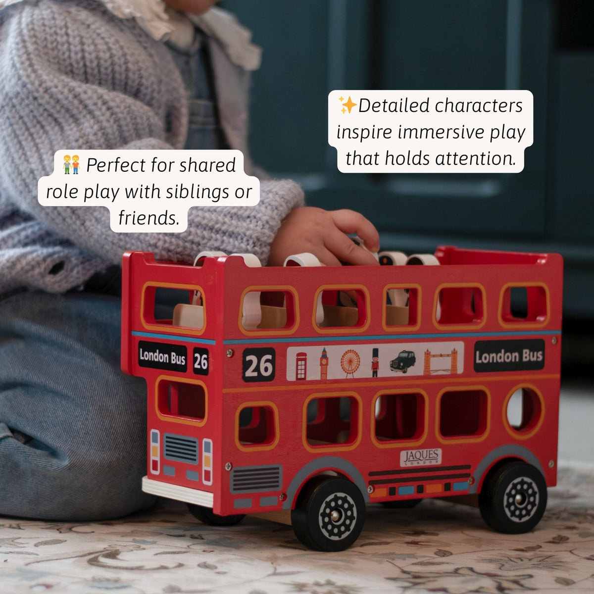 Toy London Bus - Wooden Toy