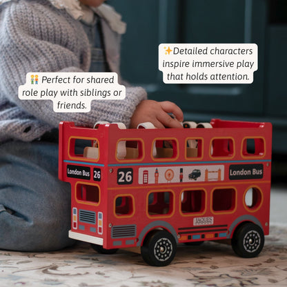 Toy London Bus - Wooden Toy
