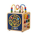 Kid's World Maze Wooden Activity Cube