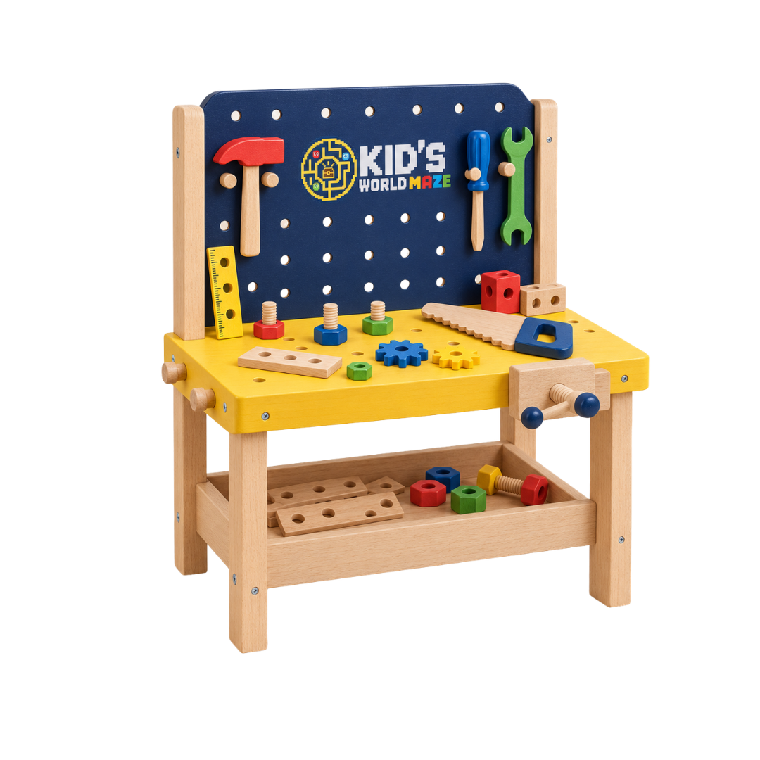 Kid's World Maze Wooden Kids Workbench