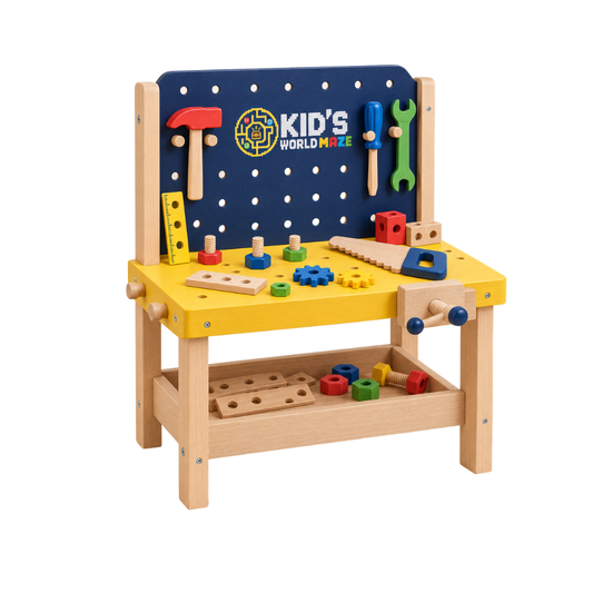 Kid's World Maze Wooden Kids Workbench