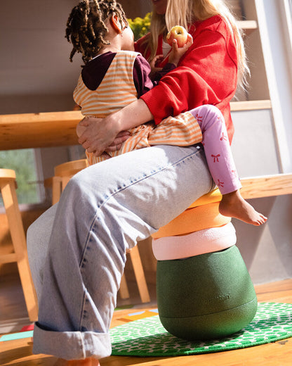 Stapelstein® Dynamic complete – Vollständiges Sitz- & Balance-System für Schule, Therapie & Zuhause