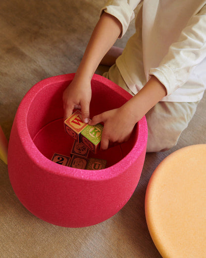 Stapelstein® Dynamic small unique (Zufällige Farben) – Kinderhocker-Set für Balance & Bewegung ab 3 Jahren